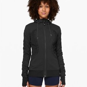 LULULEMON Dance Studio Jacket III, Reversible (Black / Heathered Black)